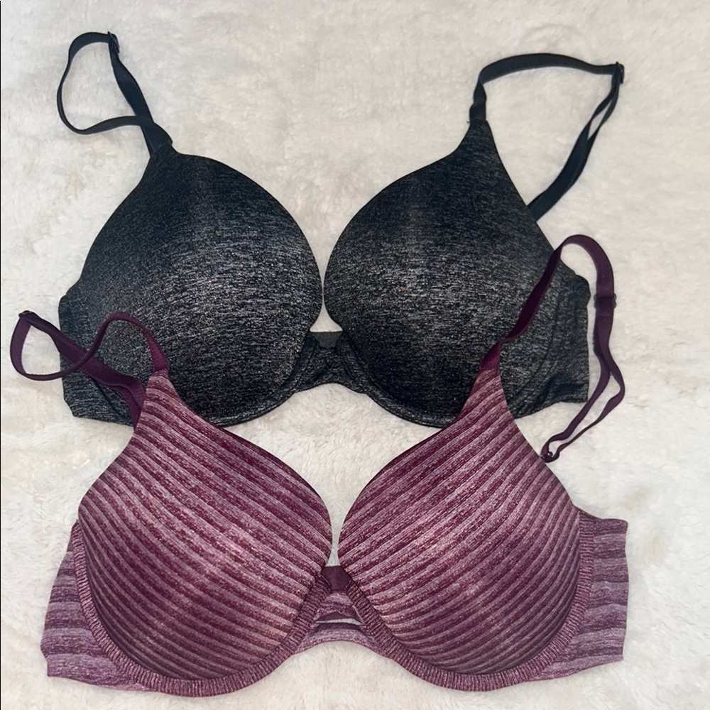 32D Victoria’s Secret padded perfect coverage & perfect shape bra set
